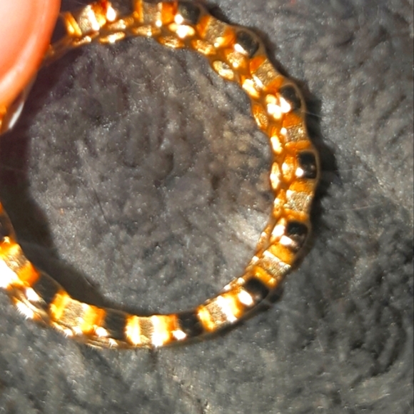 (6)🆕️🚨Host Pick🚨Engagement Honeycomb With Rhinestones Band⚘️🚨 - Picture 6 of 7